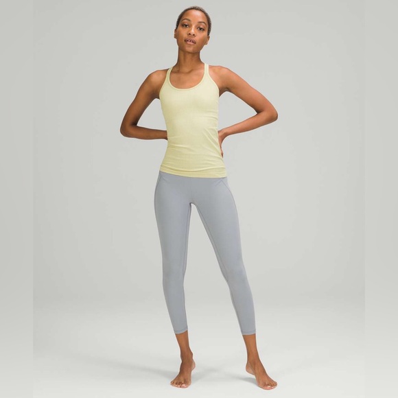Lululemon Ebb to Street Racerback Tank Top Full Length in caprese yellow - Picture 8 of 10
